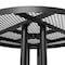 Flash Furniture Round Creekside Picnic Table, Black, Metal, 82.5 in L SLF-EMR-46-BK-GG - alternate 8
